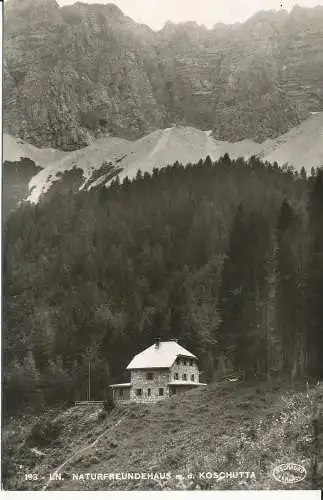 PC32171 Naturfreundehaus m.d. Koschutta. Tschauko Ferlach. Nr. 193. 1959