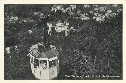 PC34106 Bad Harzburg. Blick aus der Schwebebahn. Christel Rissler