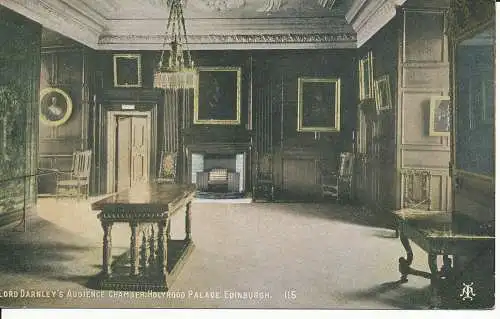 PC33315 Lord Darnley Audience Chamber. Holyrood Palace. Edinburgh. Alex A. Ingli