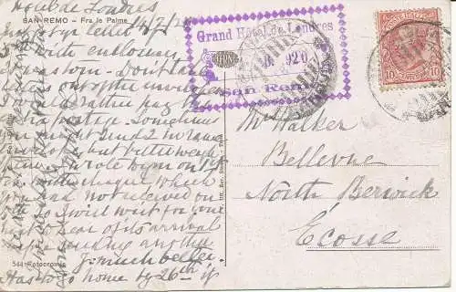 PC33443 San Remo. Zwischen den Palmen. Weste. Nr. 544