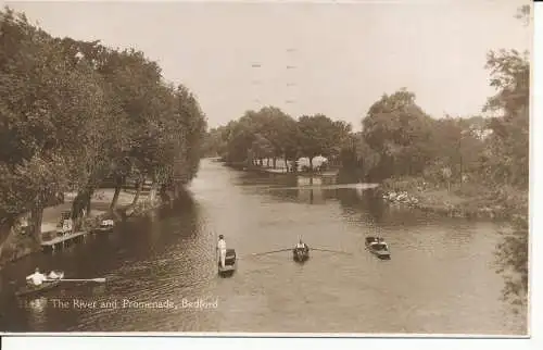 PC33274 Der Fluss und die Promenade. Bedford. H. Beschichtungen. Nr. 1143. RP. 1931