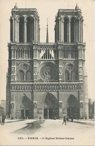 PC33837 Paris. Die Kirche Notre Dame. Nr. 135