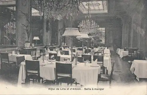 PC30083 Hotel de Lille et d Albion. Esszimmer. A. Breger Freres