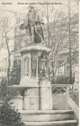 PC33635 Statue der Grafen von Egmont und Hornes