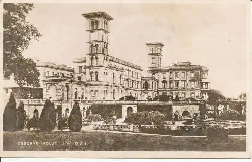 PC33260 Osborne House. I.W. Dean. Die Bucht. Nr. D.514. RP. 1936