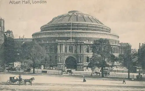 PC34466 Albert Hall. London. Valentinstag