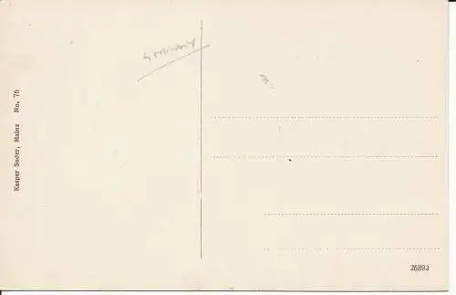 PC32299 Mainz. Dom. Nordwestlicher Kreuzarm mit Taufbecken. Kaspar Suder. Nr. 76