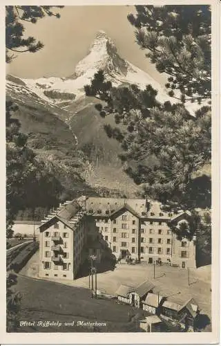 PC34255 Hotel Ryffelalp und Matterhorn. Kilchberg. Nr. 33612