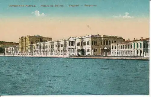 PC33768 Konstantinopel. Dolma-Palast. Tasche. Bosporus