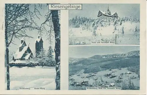 PC32125 Riesengebirge. Multi-View. Hockendorf. 1920