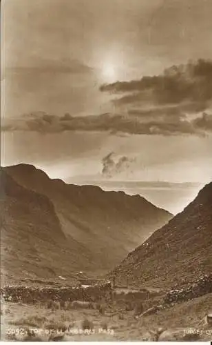 PC34601 Top of Llanberis Pass. Judges Ltd. Nr. 5092. RP