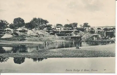 PC33874 Harris Bridge and River. Poona