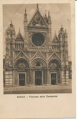 PC33559 Siena. Fassade der Kathedrale. G. Landi. Nr. 26215