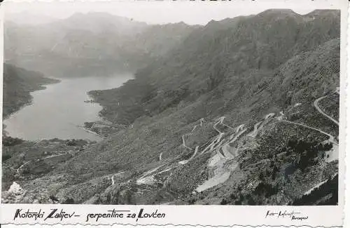 PC34192 Kotorski Zalijev. Serpentine za Lovcen. Laforest Hercegnovi