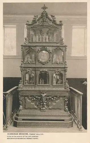 PC34741 Horniman Museum. Forest Hill. S. E. Uhr der Mitte des 19. Jahrhunderts