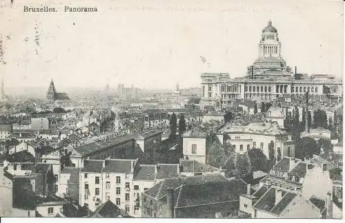 PC34241 Brüssel. Panorama. S. Theys. 1912