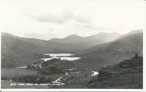 PC34532 Capel Curig und Snowdon. Judges Ltd. Nr. 9233. RP