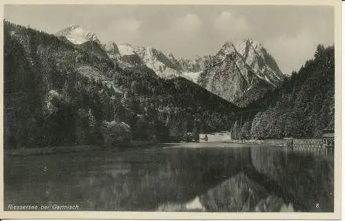 PC32330 Riessersee bei Garmisch. R. Rudolphi. Nr. 8