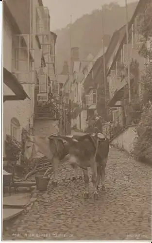 PC34597 High Street. Clovelly. Judges Ltd. Nr. 7521. RP