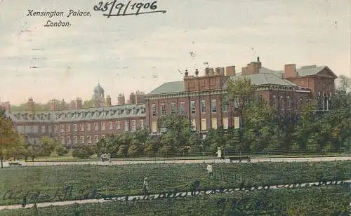 PC34742 Kensington Palace. Woodbury. 1906