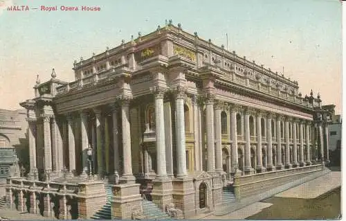 PC33605 Malta. Königliches Opernhaus