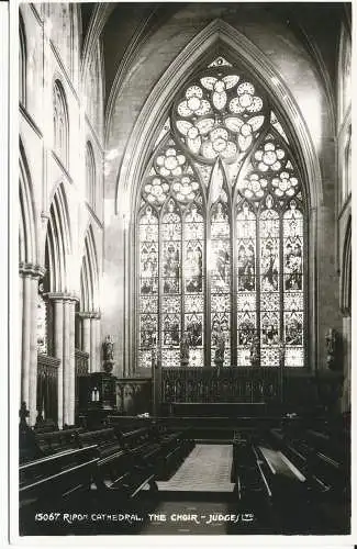 PC34762 Ripon Kathedrale. Der Chor. Judges Ltd. Nr. 15067. RP