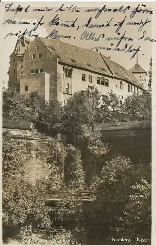 PC32175 Nürnberg. Burg. Fr. Riegel. RP. 1936