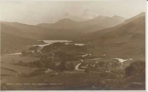 PC34827 Capel Curig und Snowdon. Judges Ltd. Nr. 9232. RP