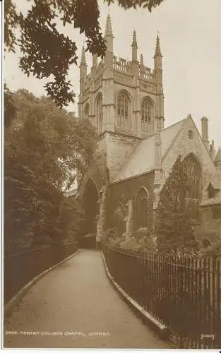 PC348508 Merton College Chapel. Oxford. Judges Ltd. Nr. 2469. RP