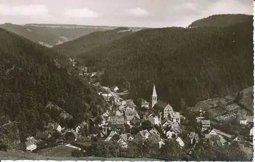 PC34179 Lauterbach im Schwarzwald. Schoning. Agfa. 1957
