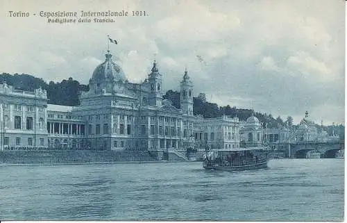 PC33665 Turin. Internationale Expansion 1911. Pavillon von Frankreich. Brunn