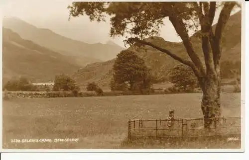 PC34434 Gelerts Grave. Beddgelert. Judges Ltd. Nr. 3532. RP