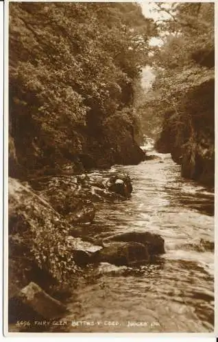 PC34867 Fairy Glen. Bettws und Coed. Judges Ltd. Nr. 5496. RP