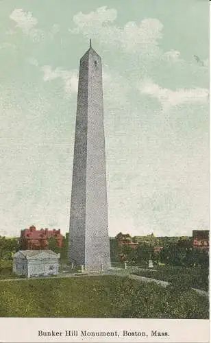 PC33789 Bunker Hill Monument. Boston. Masse