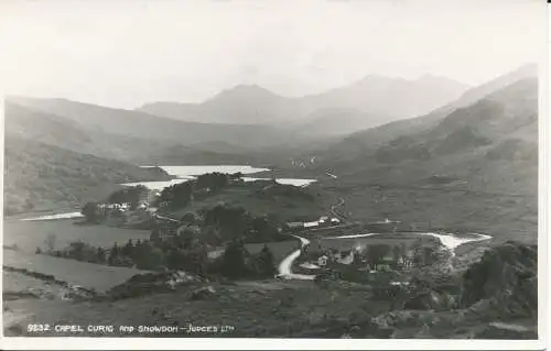 PC34828 Capel Curig und Snowdon. Judges Ltd. Nr. 9232. RP