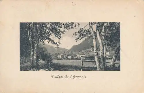 PC34654 Dorf Chamonix. 1909