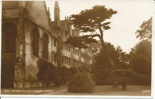 PC34509 Wadham College Gardens Oxford. Judges Ltd. Nr. 1470. RP