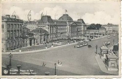 PC34155 Brüssel. Königspalast. Ern. Thill. Nels. Nr. 12. 1947