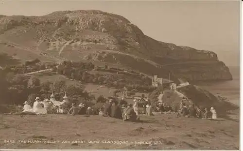 PC34736 Das glückliche Tal und Great Orme. Llandudno. Judges Ltd. Nr. 5452. RP