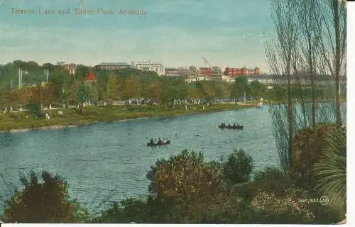 PC34165 Torrens Lake and Elder Park. Adelaide. Valentinstag