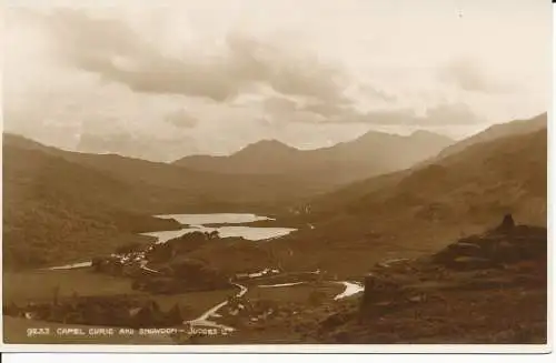 PC34535 Capel Curig und Snowdon. Judges Ltd. Nr. 9233. RP