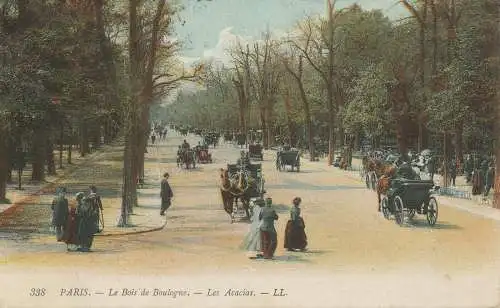 PC34244 Paris. Le Bois de Boulogne. Les Acacias. LL. Nr. 338. 1911