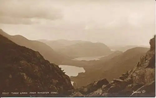 PC34699 Drei Seen von Honister Crag. Judges Ltd. Nr. 22017. RP