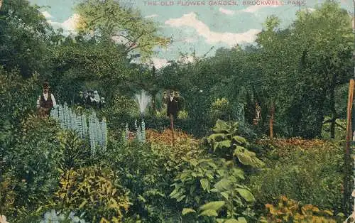 PC34452 Der alte Blumengarten. Brockwell Park. Charles Martin. 1904