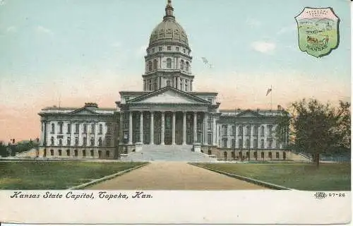 PC34360 Kansas State Capitol. Topeka. Kan. 1910