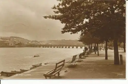 PC34439 Bideford Promenade. Judges Ltd. Nr. 2866. RP