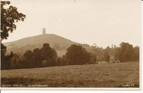 PC34564 Tor Hill. Glastonbury. Judges Ltd. Nr. 18235. RP