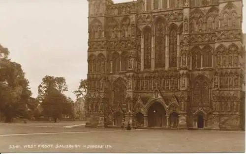 PC34554 Westfront. Salisbury. Judges Ltd. Nr. 5341. RP