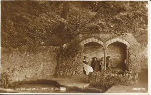 PC34794 The Wishing Well. Upwey. Nr. Weymouth. Judges Ltd. Nr. 8665. RP