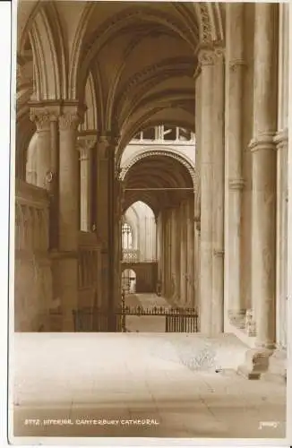 PC34760 Innenraum. Kathedrale von Canterbury. Judges Ltd. Nr. 3772. RP